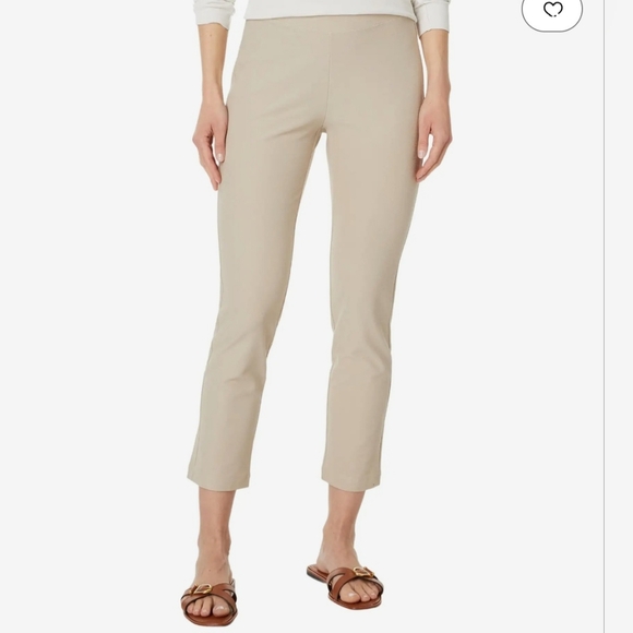 Eileen Fisher Wheat Slim Ankle Pant